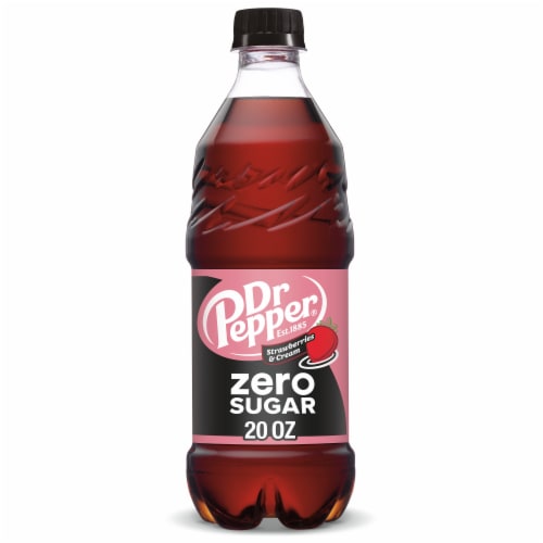 Dr Pepper Strawberries & Cream Zero Sugar Soda E3