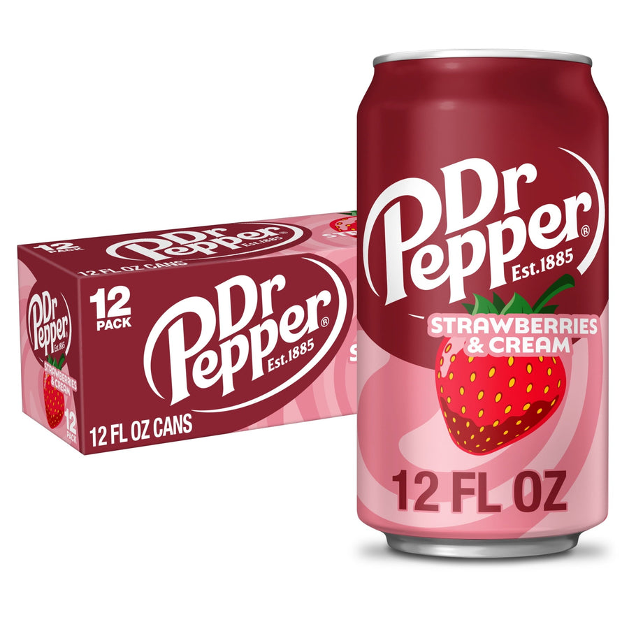 Dr Pepper Strawberries & Cream Soda J7