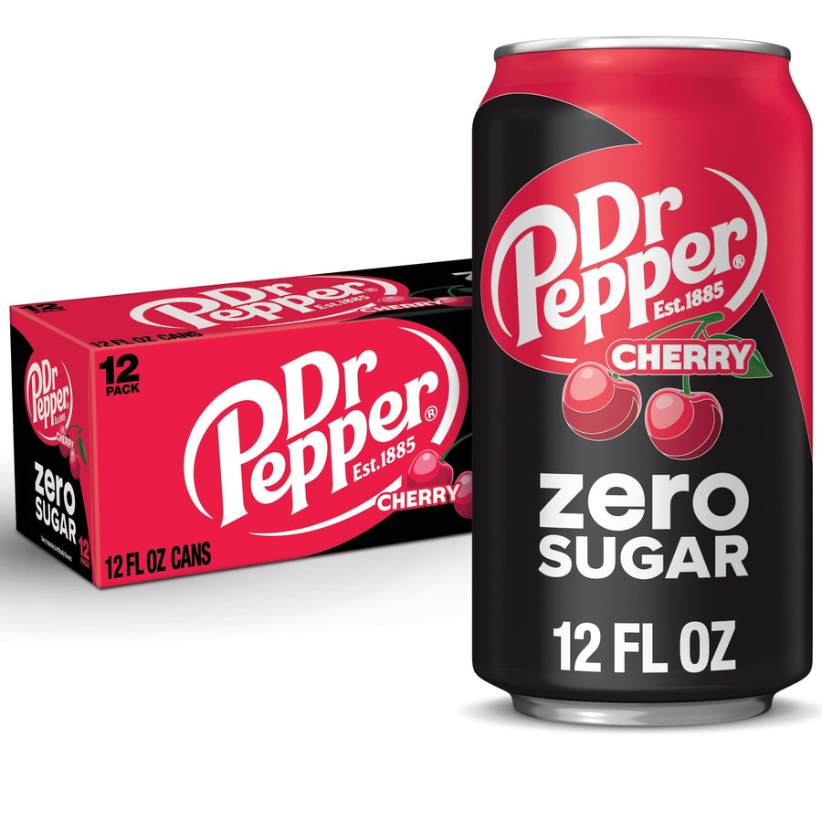 Dr Pepper Cherry Zero Sugar Soda N8