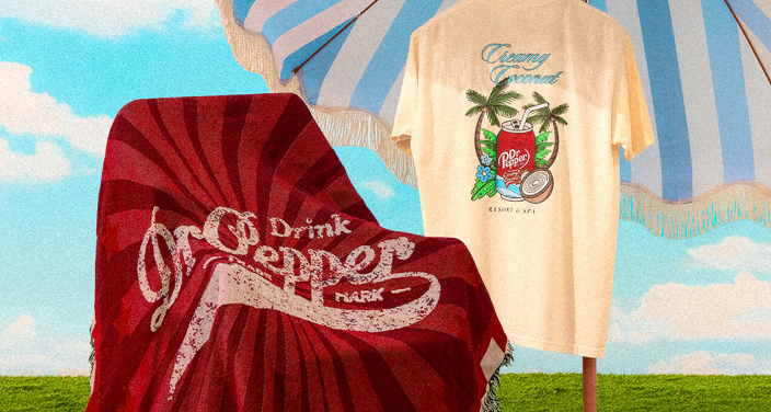 Dr Pepper merch artwork